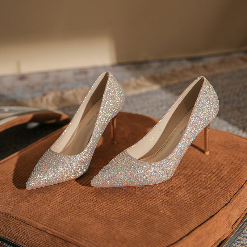 Versatile Crystal High Heels