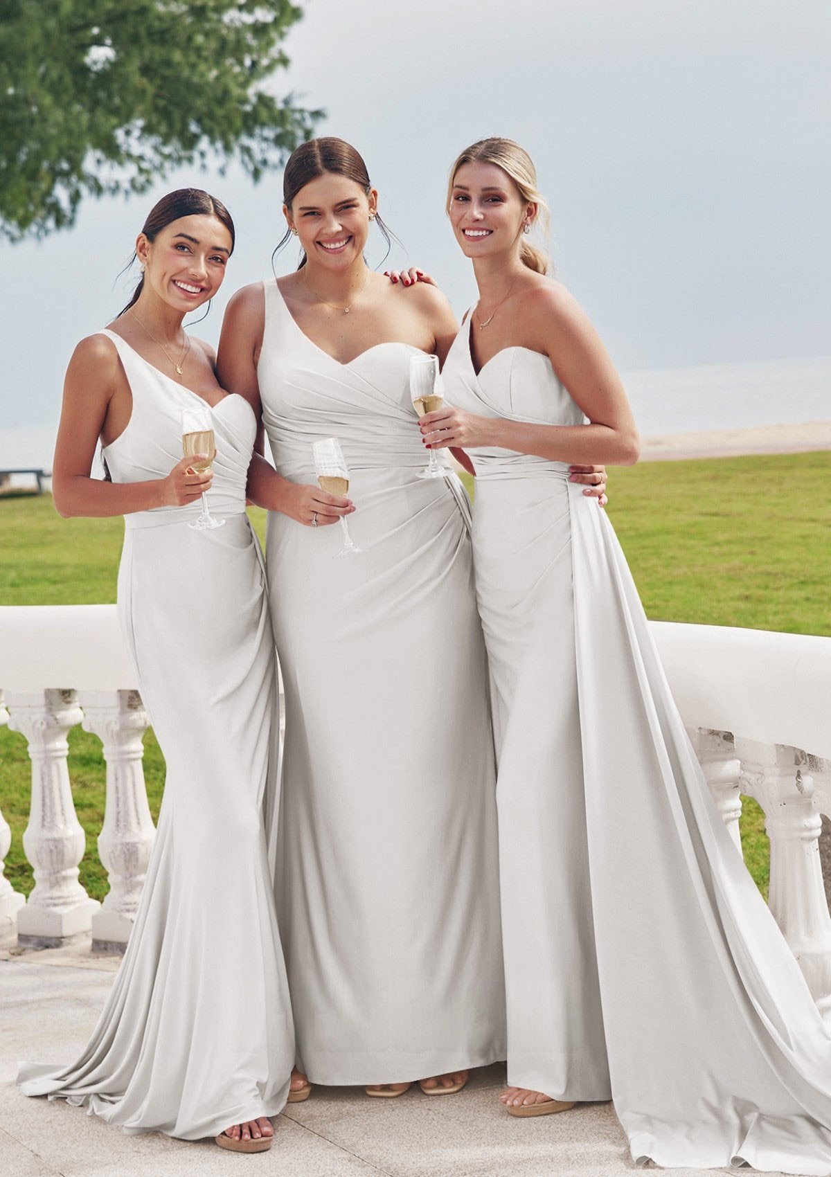 Plus Size Fat MM Mermaid One Shoulder Elegant Dress